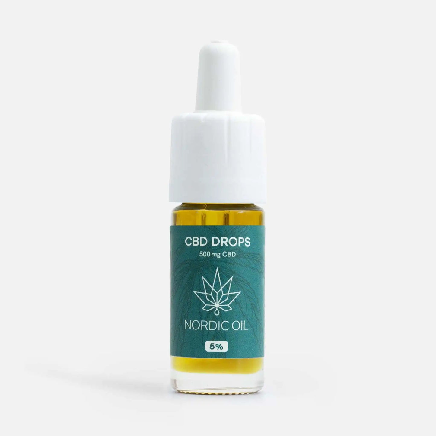 Eine Flasche CBD Öl 5% von Nordic Oil