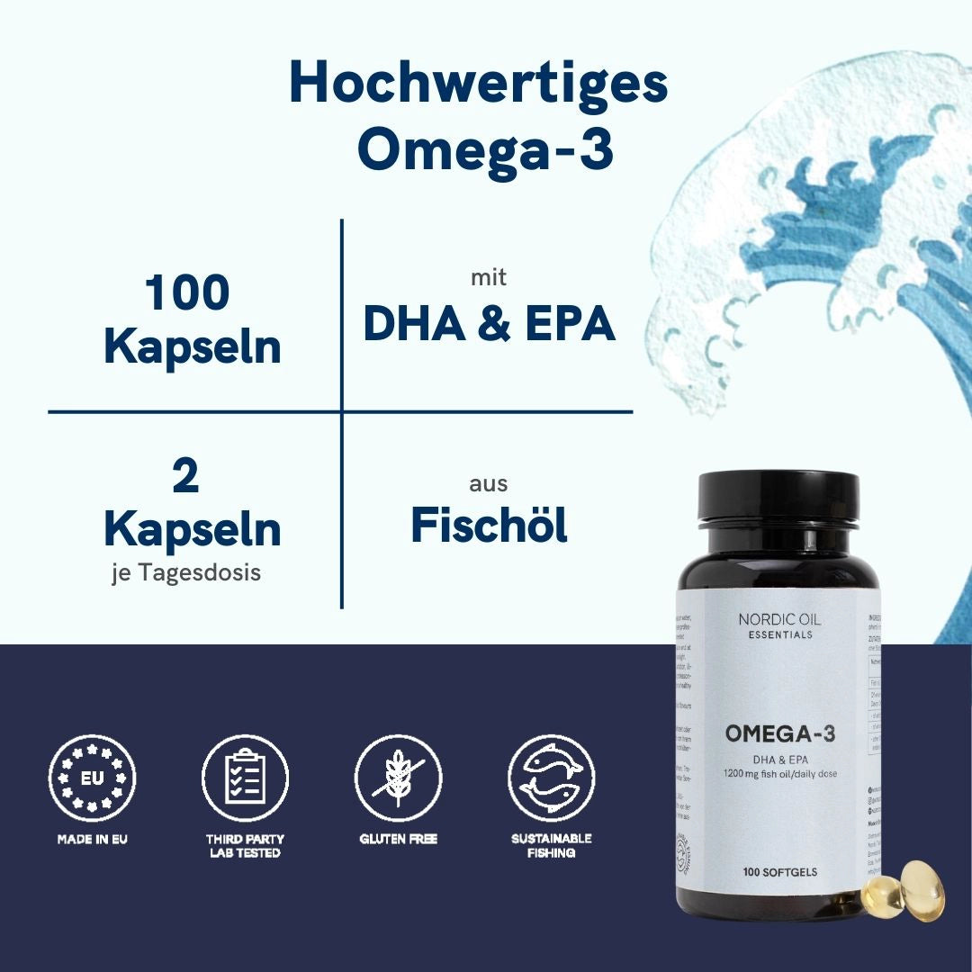 DHA+EPA Omega 3 Kapseln