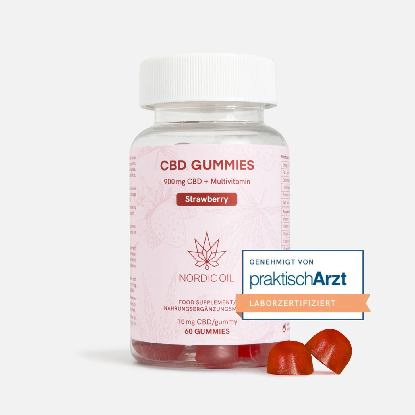 CBD Fruchtgummis (900mg) Erdbeere