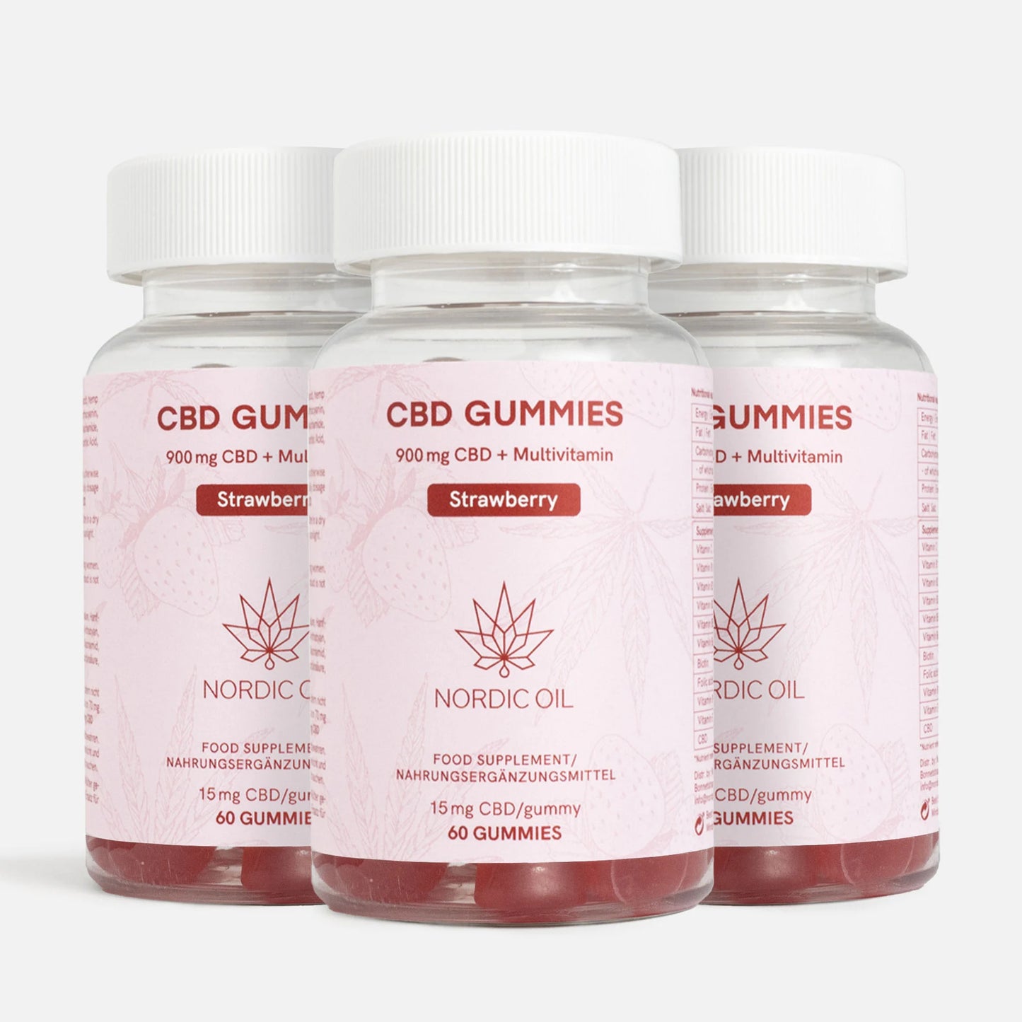 CBD Fruchtgummis (900mg) Erdbeere