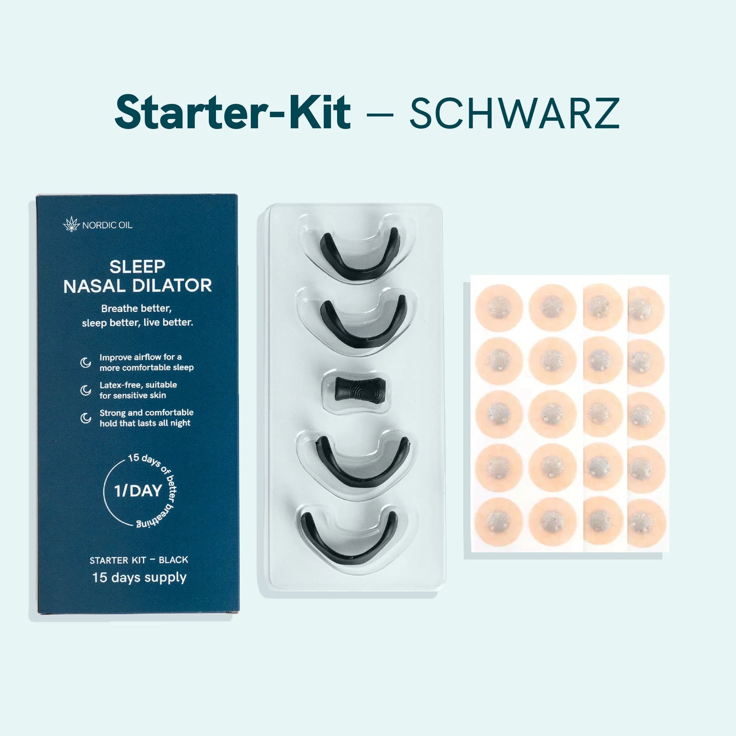 Magnetische Nasenpflaster