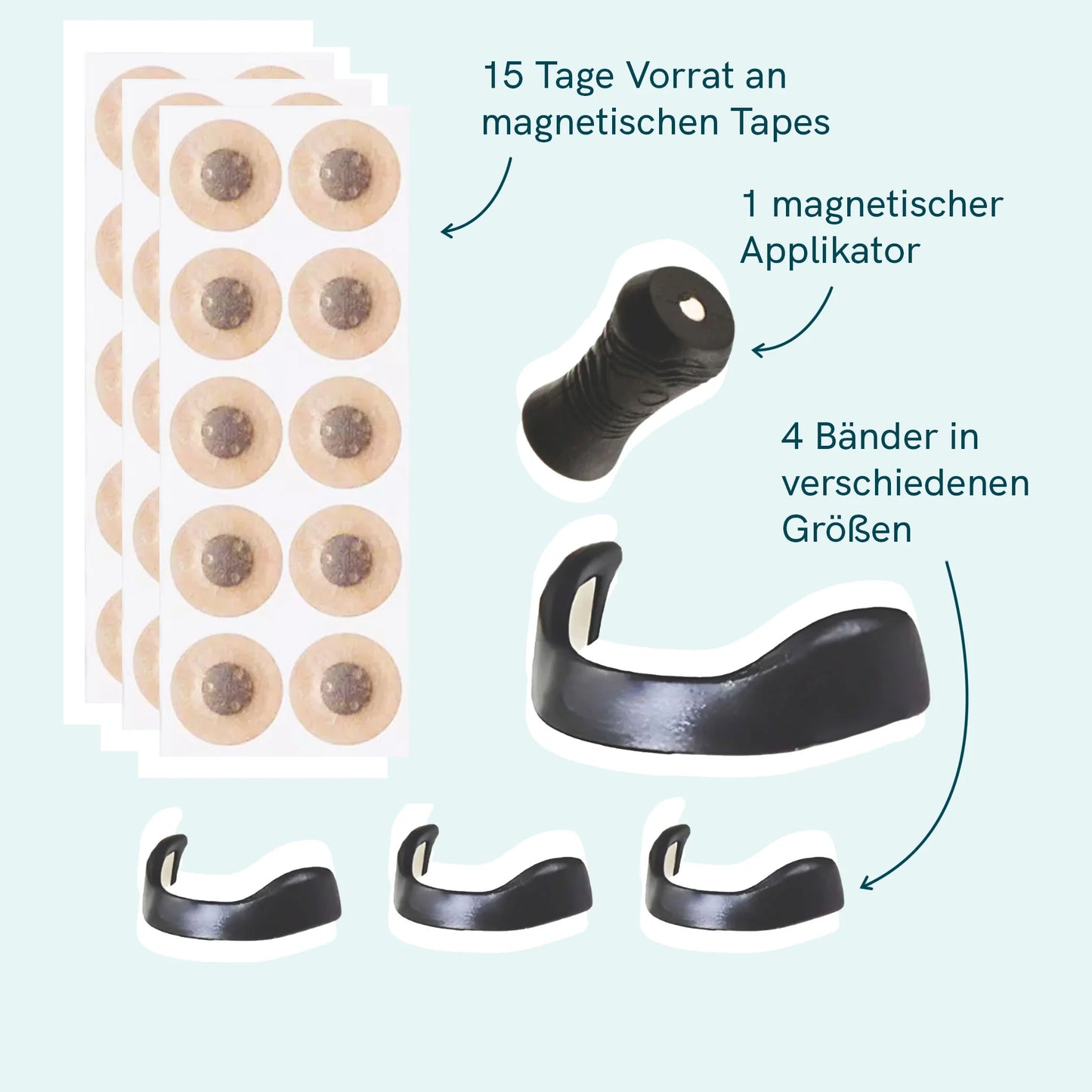Magnetische Nasenpflaster