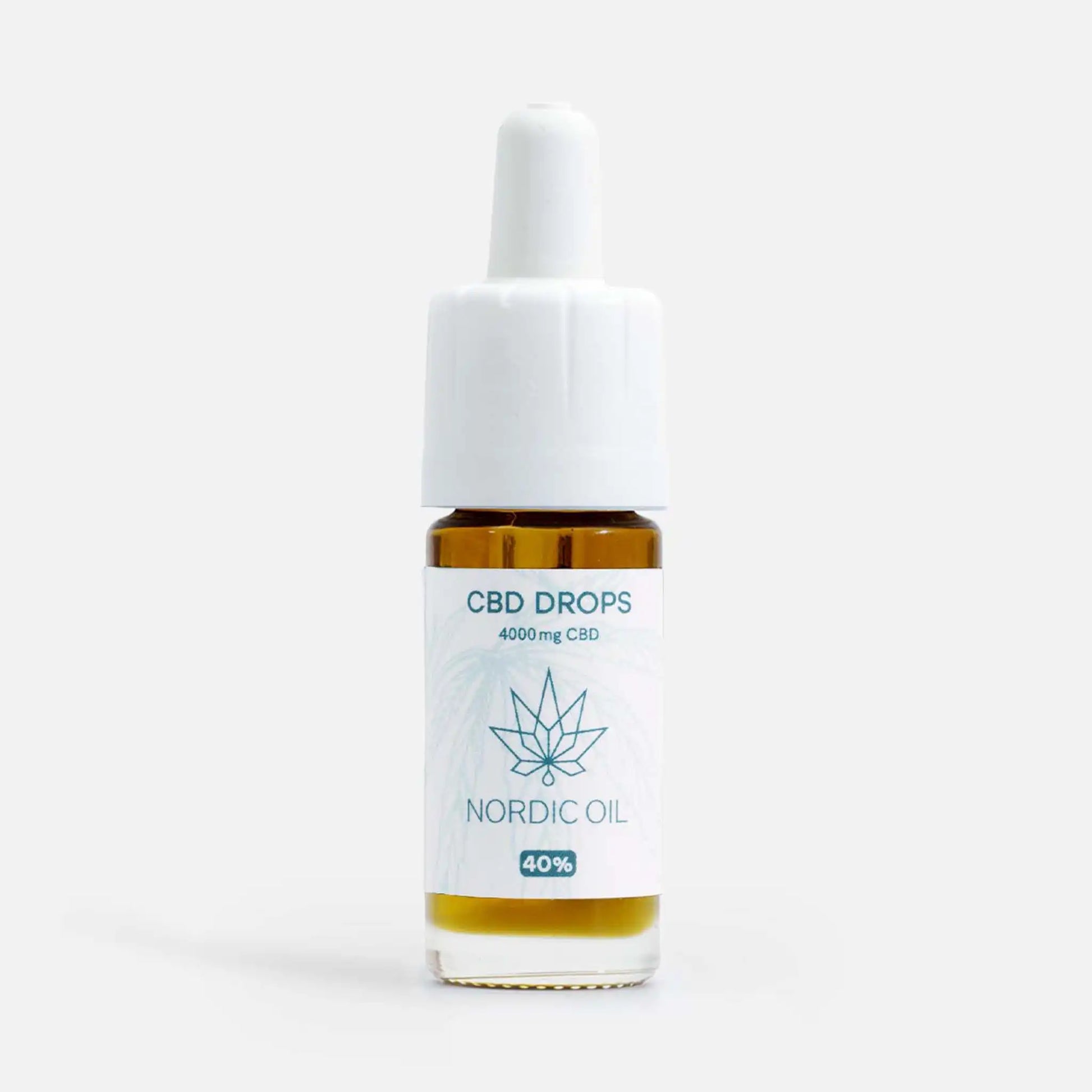 Eine Flasche CBD Öl 40% von Nordic Oil