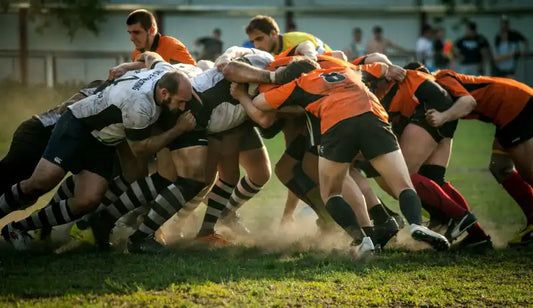Ansturm Rugbyspieler