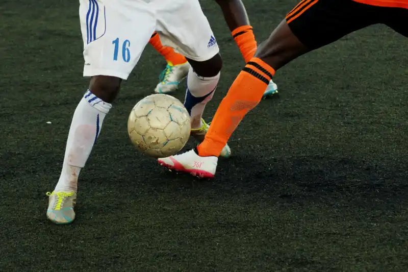 Fußball Zweikampf