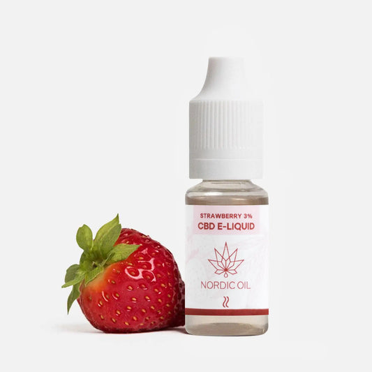 CBD Liquid Strawberry Erdbeergeschmack 3% von Nordic Oil