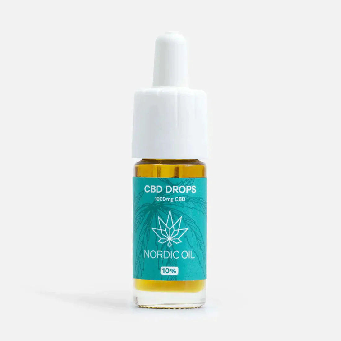 Eine 10ml Flasche CBD Öl 10% von Nordic Oil