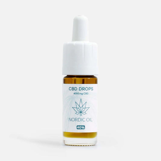 Eine Flasche CBD Öl 40% von Nordic Oil