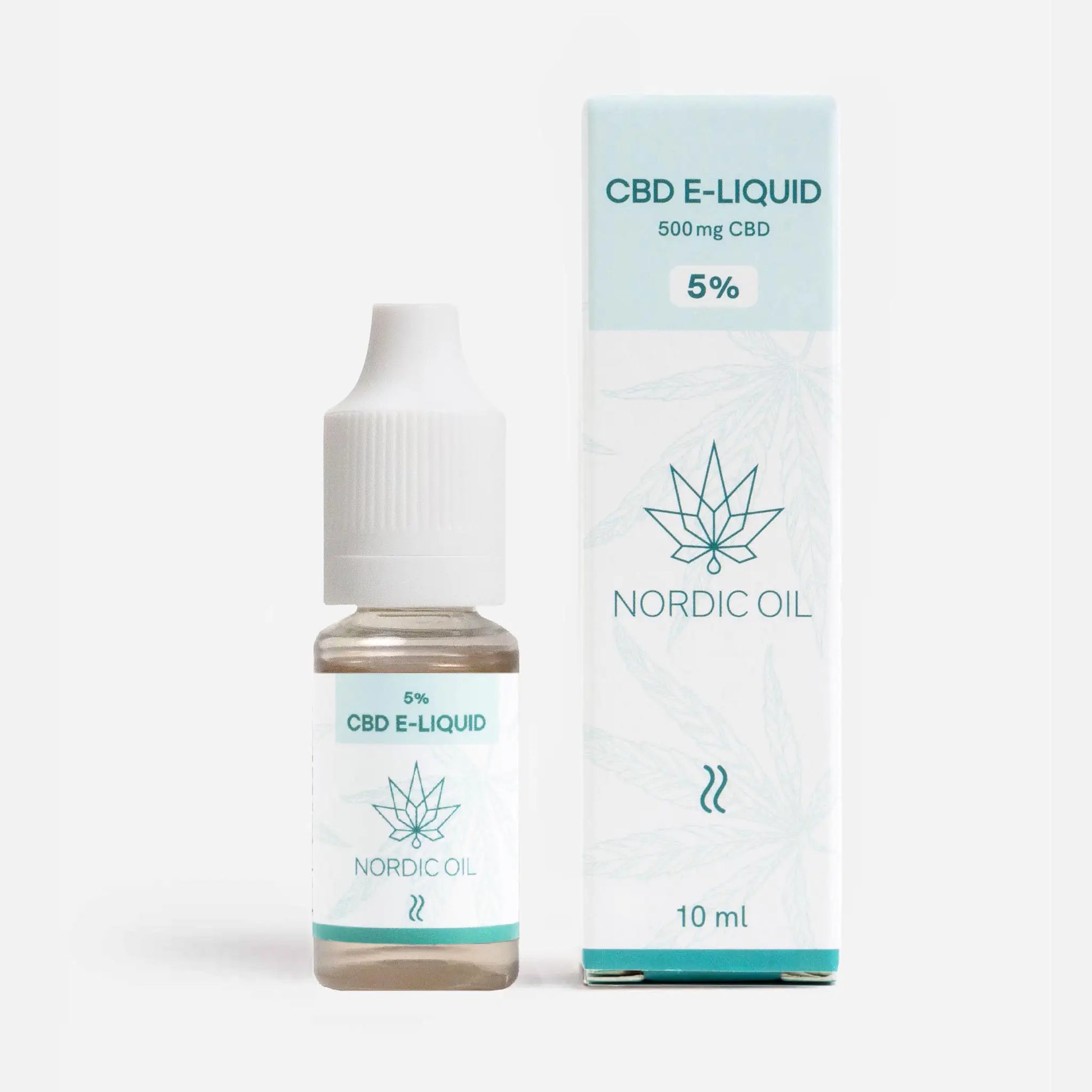 CBD-E-Liquid von Nordic Oil mit Verpackung