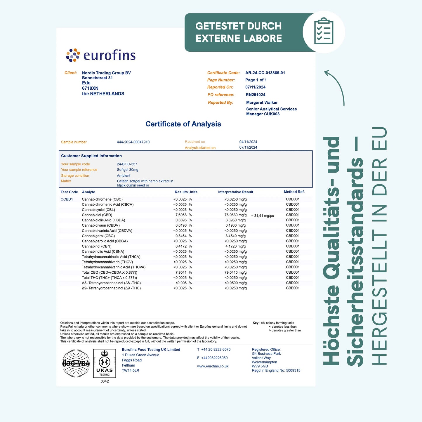 CBD Kapseln (1800mg)