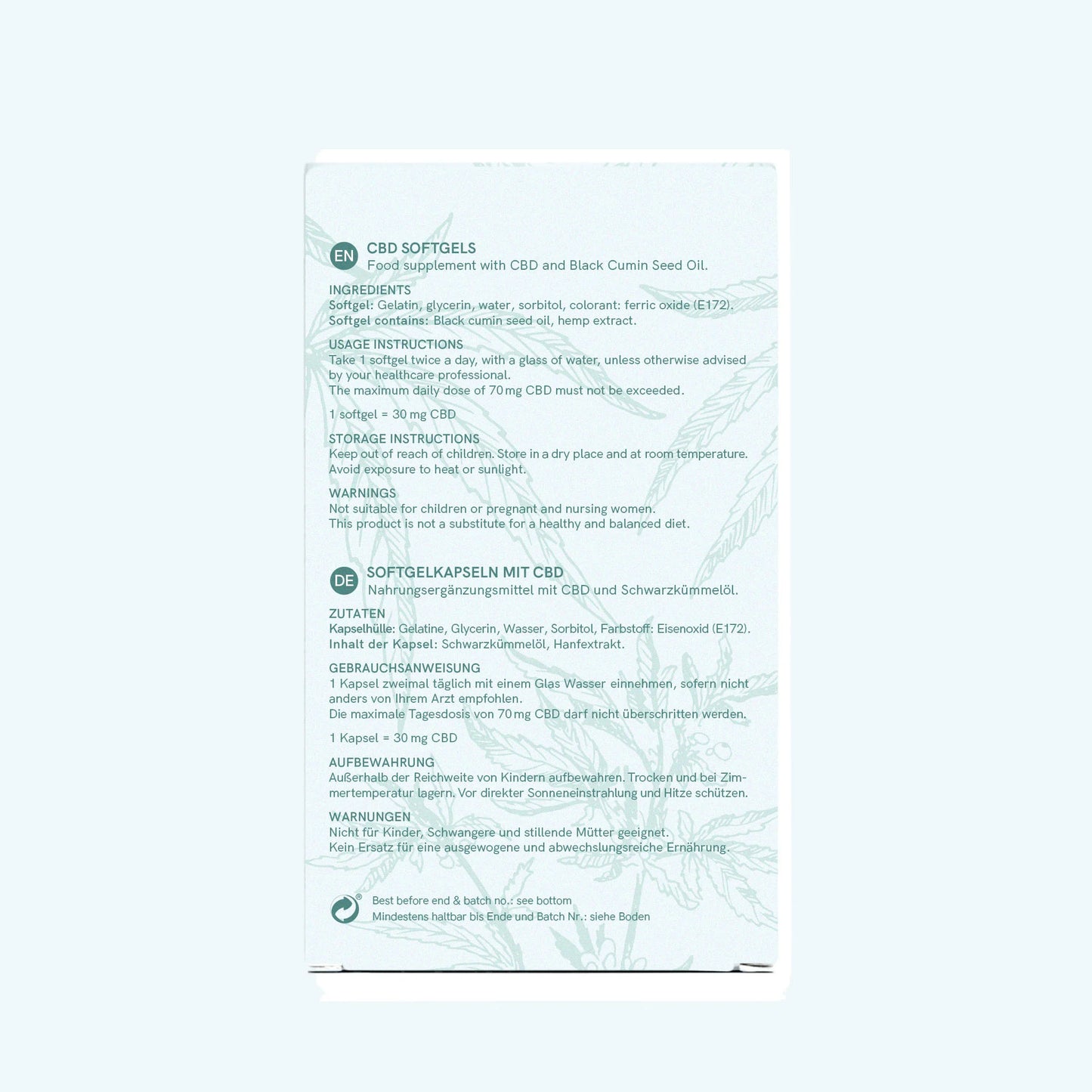 CBD Kapseln (1800mg)