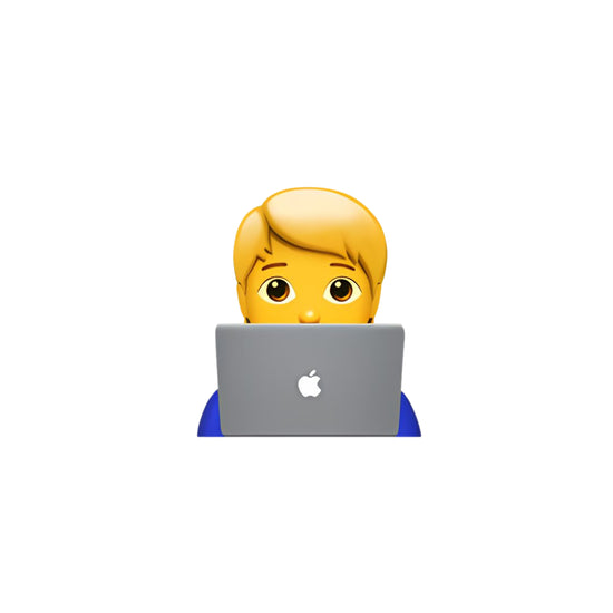 Mann am MacBook Emoji