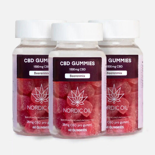 3FÜR2: CBD Fruchtgummis (1500mg) Beeren