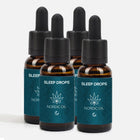 4x CBD Schlaftropfen mit Melatonin