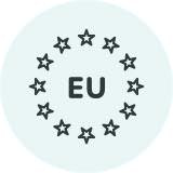 Logo klein-Siegel der EU 