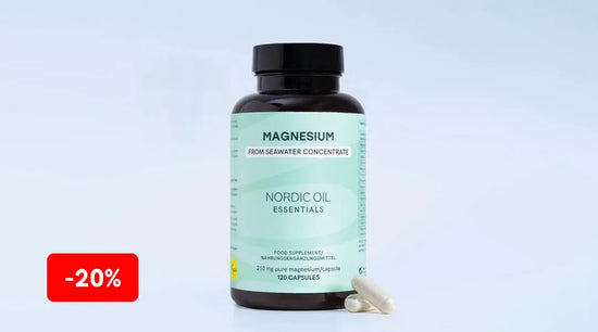 Nordic Oil Magnesium Kapseln Packung mit 20% Rabatt