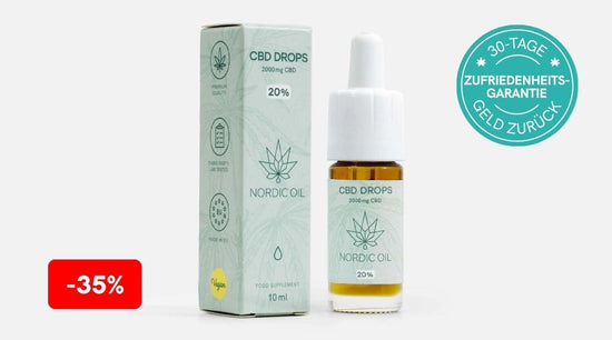 Angebot: 35% weniger für CBD Öl (20%) von Nordic Oil