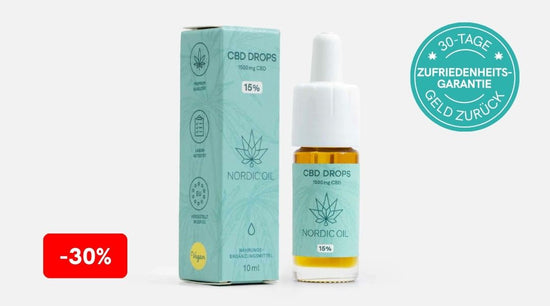 Angebot: -30% für CBD Öl (15%) von Nordic Oil