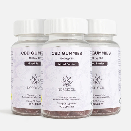 3FÜR2: CBD Fruchtgummis (1500mg) Beeren