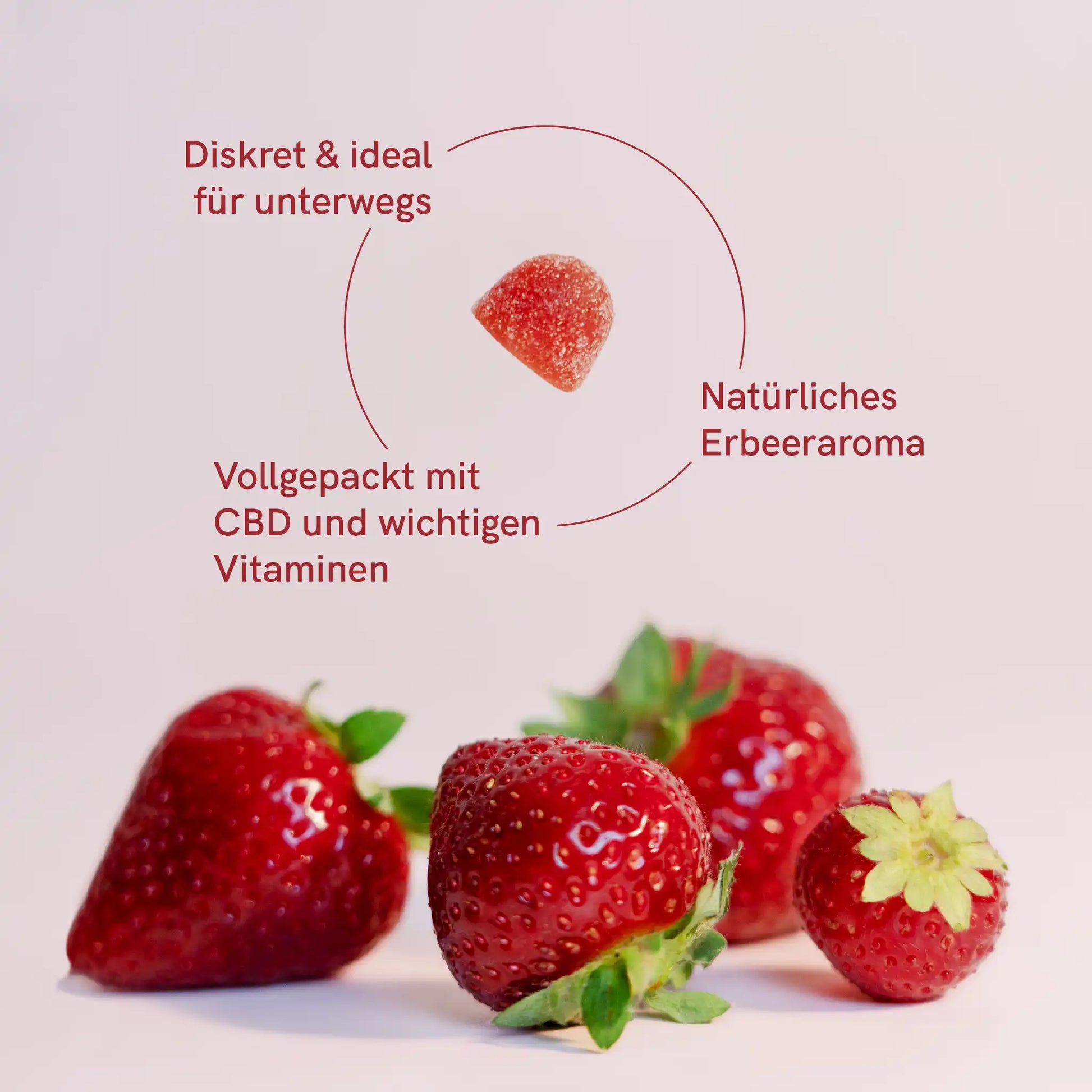 Vorteile von CBD Fruchtgummis mit Erdbeergeschmack von Nordic Oil