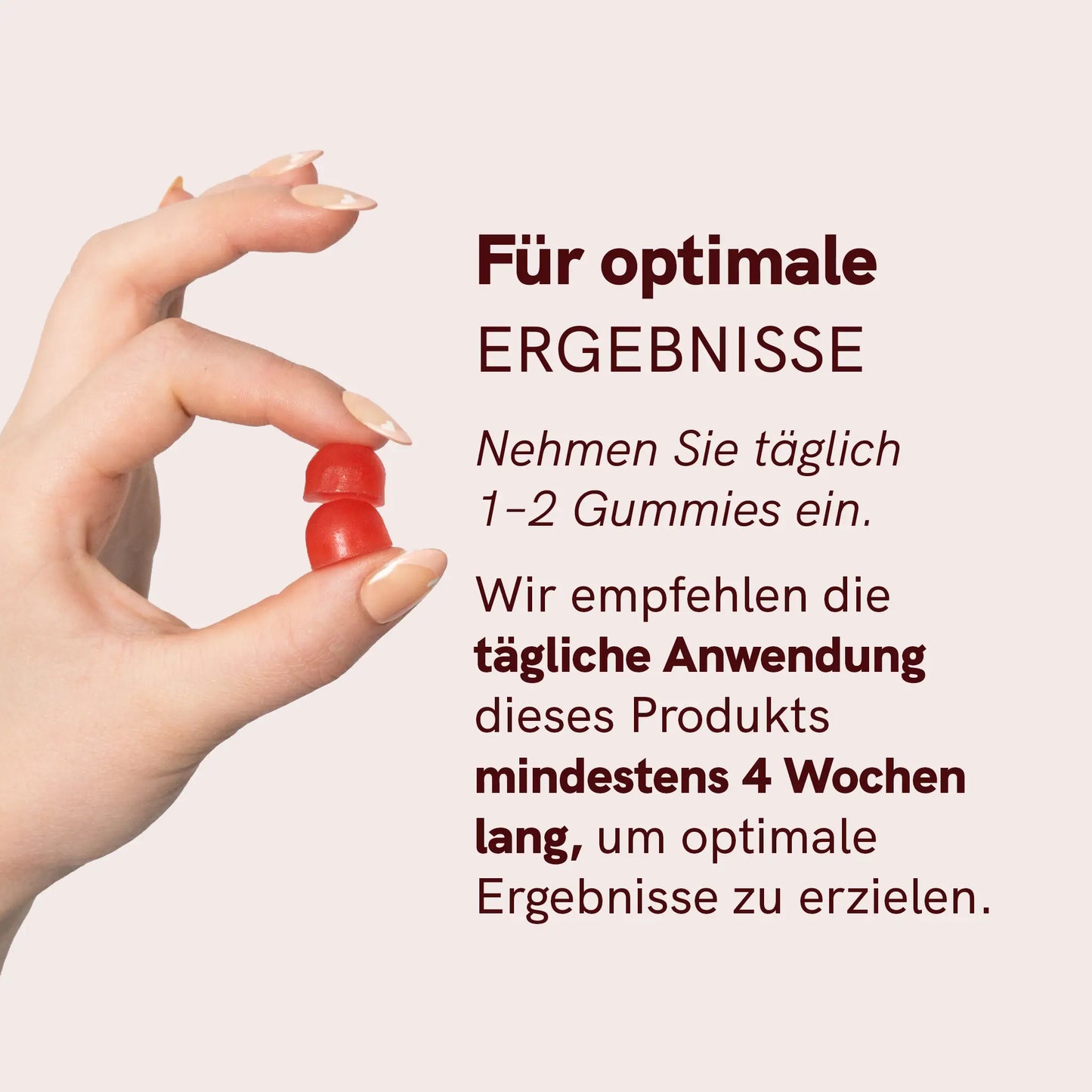 Haut, Haare und Nägel Fruchtgummis