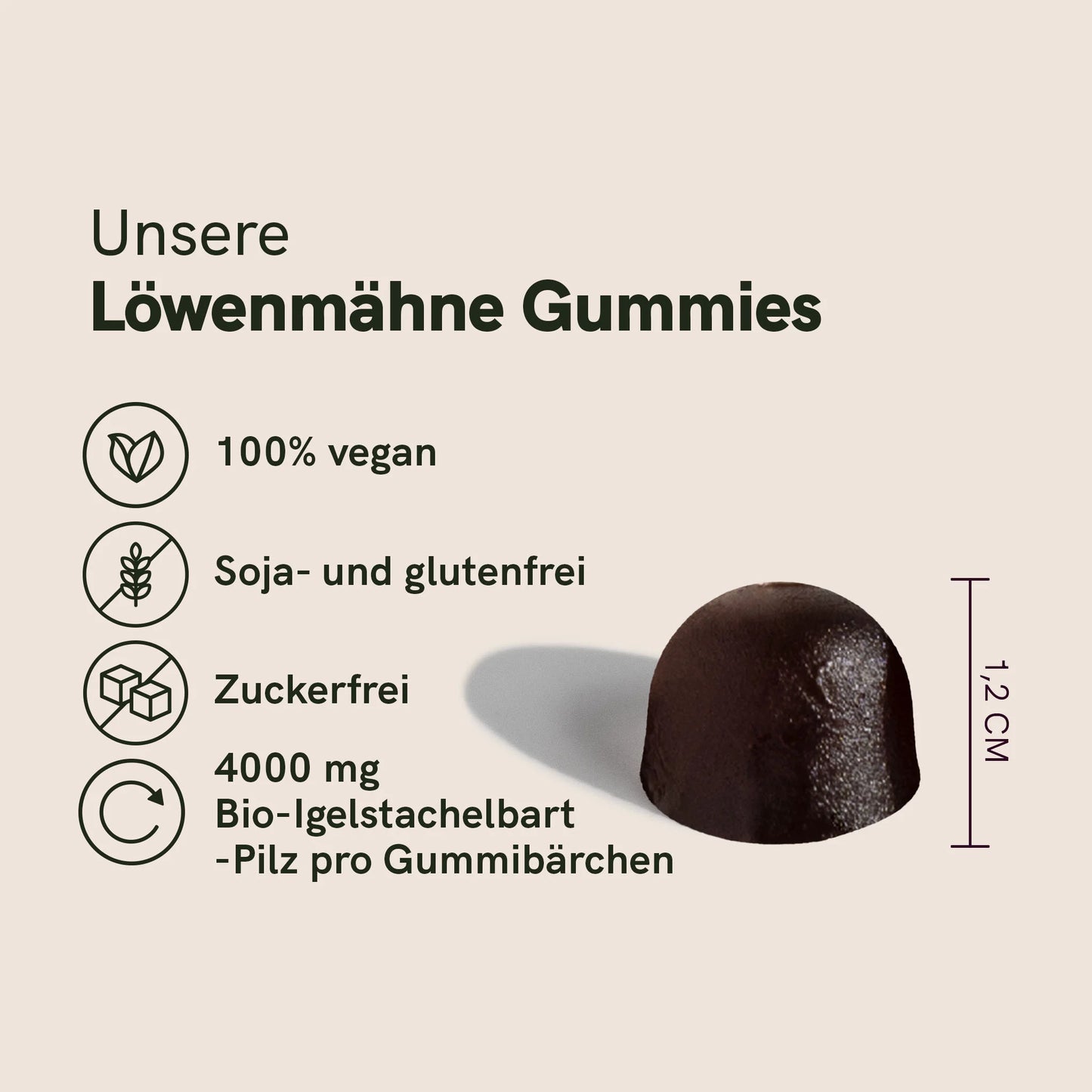 Löwenmähne Vitalpilz-Gummies