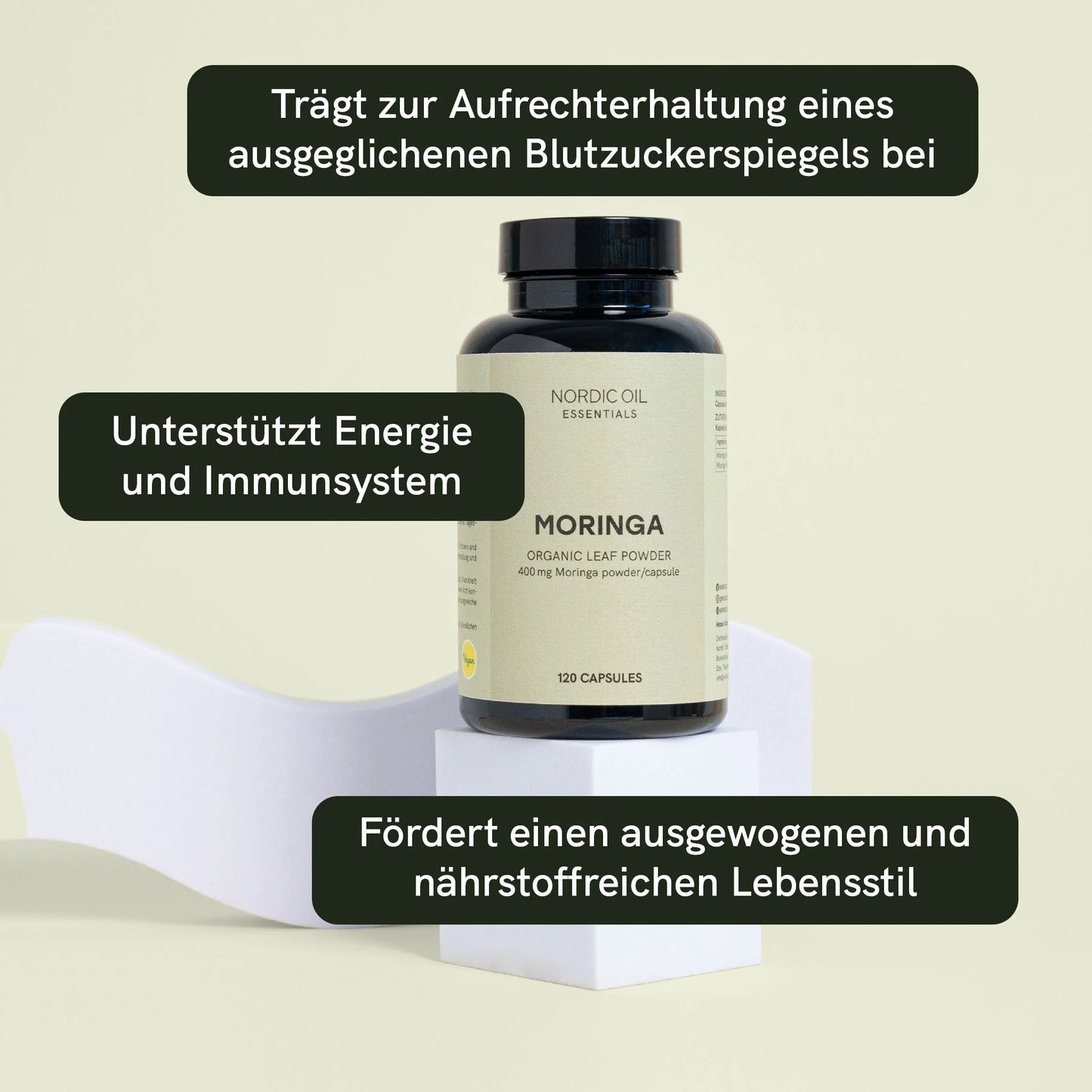 Moringa-Pulver-Kapseln