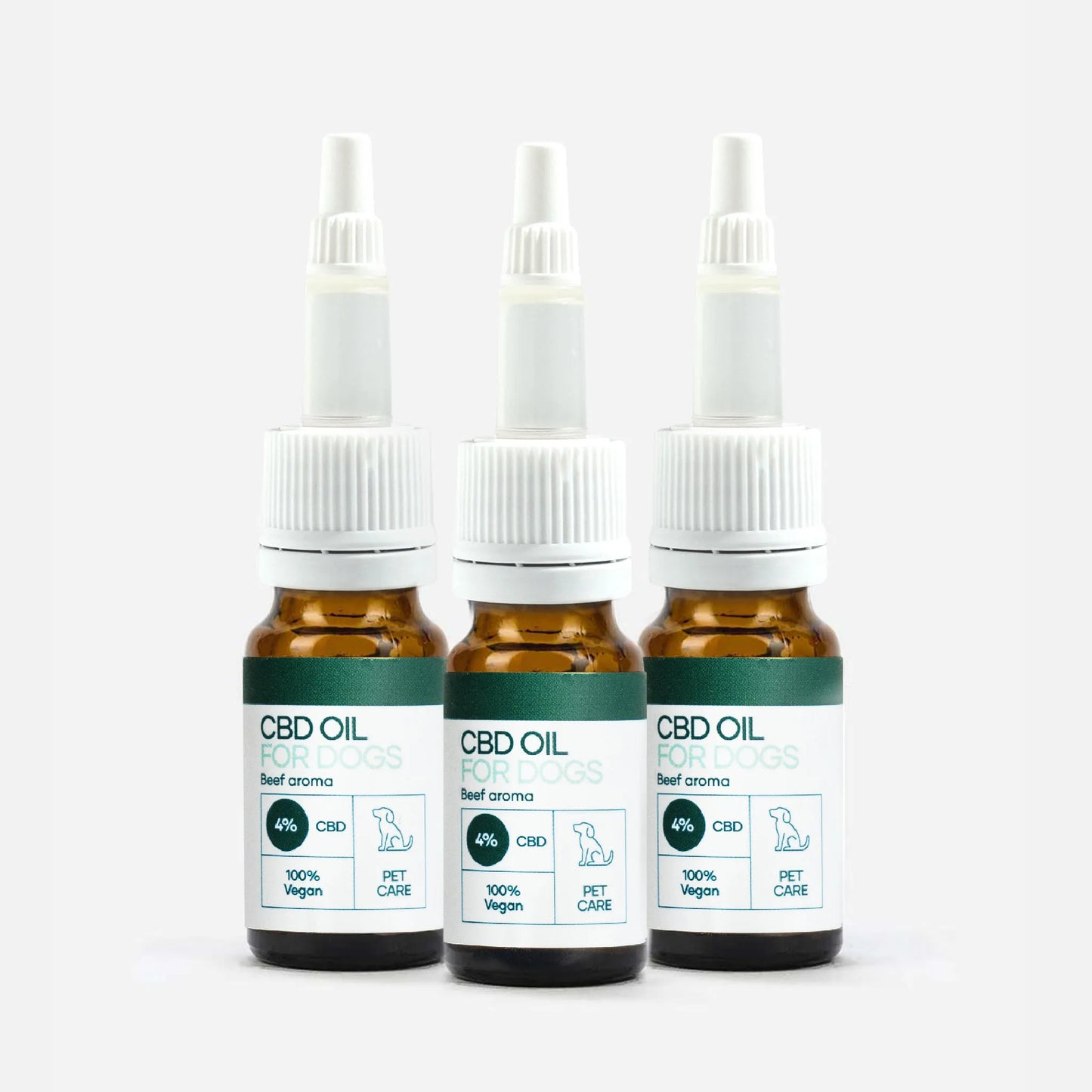 3er-Pack: CBD Öl für Hunde - Rind (4%)