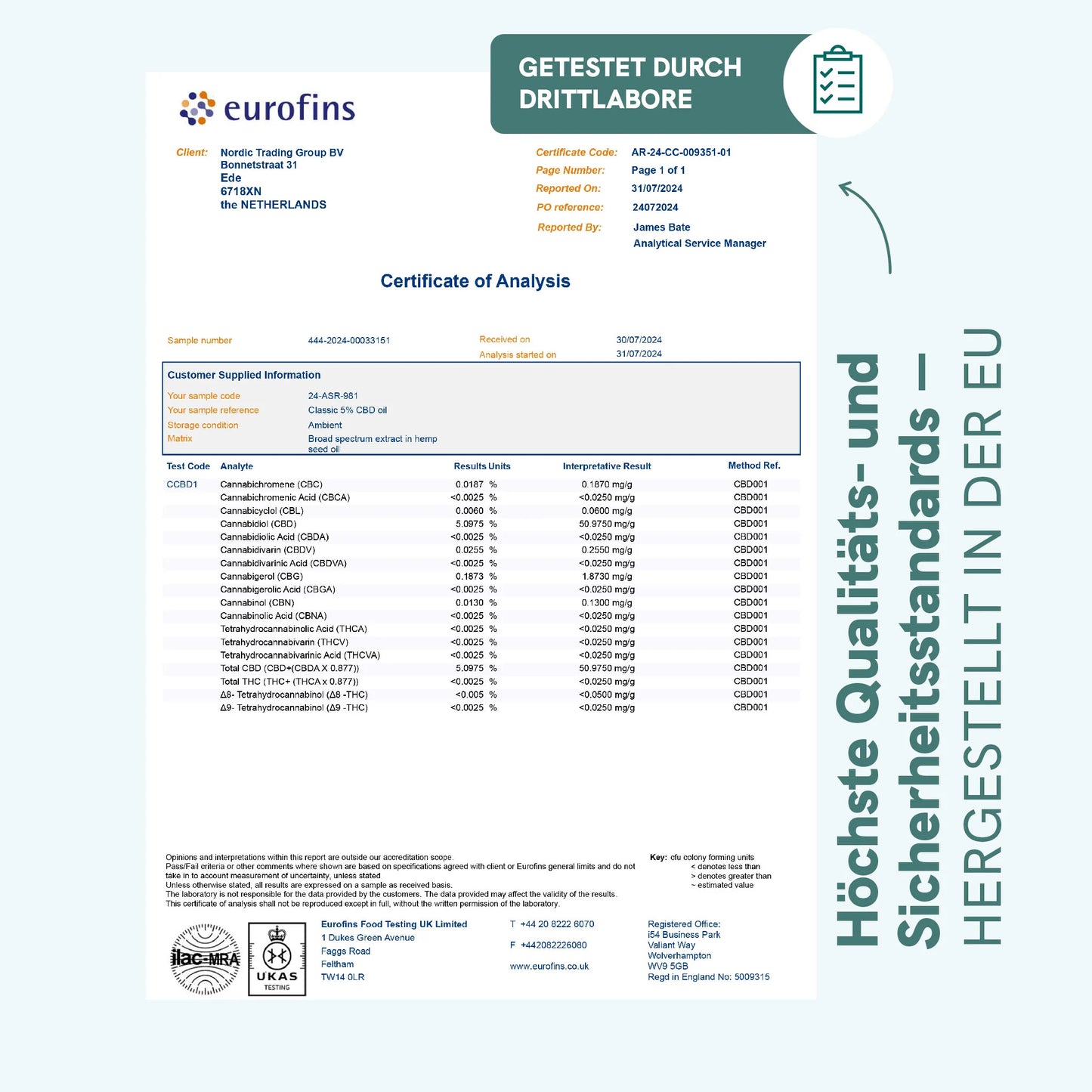 CBD Öl Classic (5%)