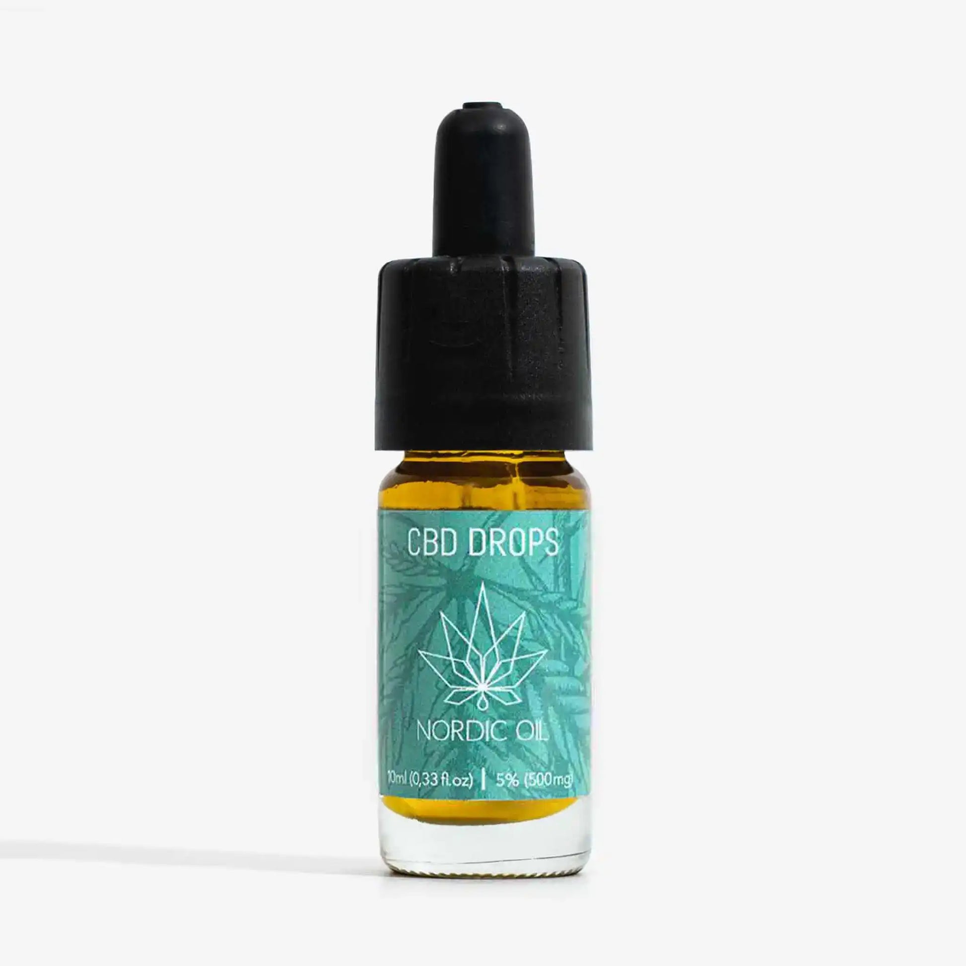 A bottle of CBD Oil 5% Classic