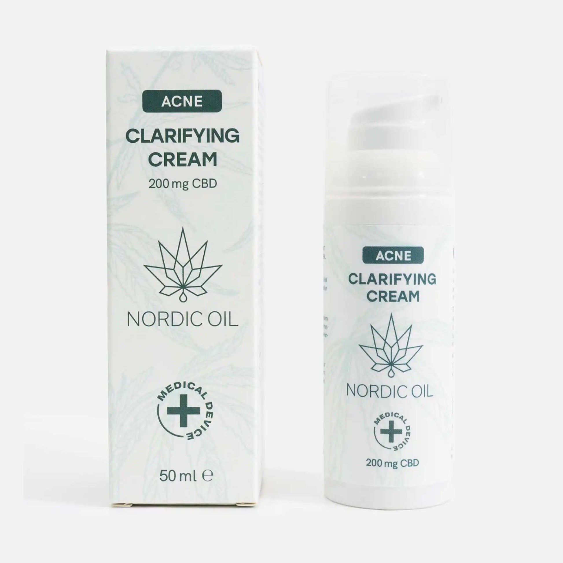 CBD Acne Cream with Packaging
